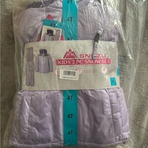 Snozu girls 4T winter coat and snow-pant set